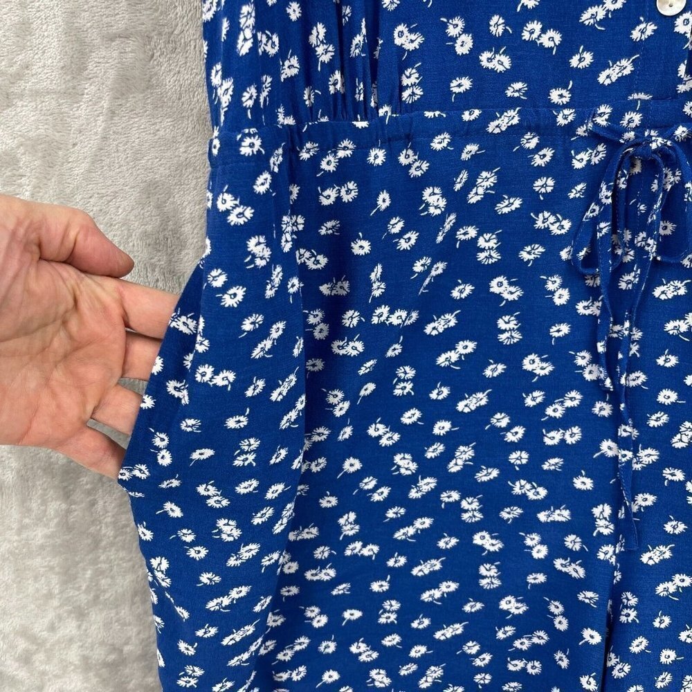 Rails Chloe Romper Floating Daisy Cobalt Flutter … - image 4